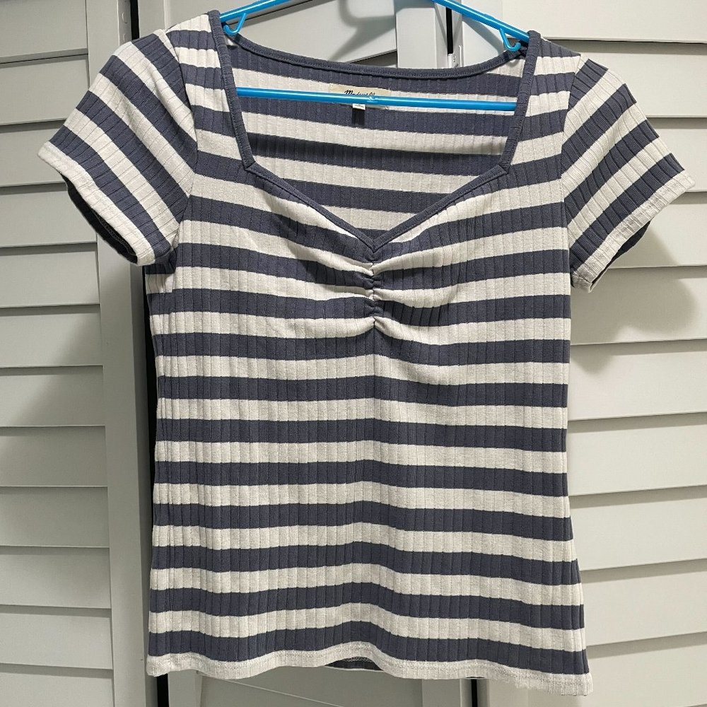 Madewell Ribbed Sweetheart Tee